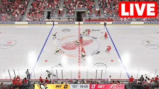 NHL LIVE🔴 Pittsburgh Penguins vs Detroit Red Wings - 18th October 2023 | NHL Full Match - NHL 24