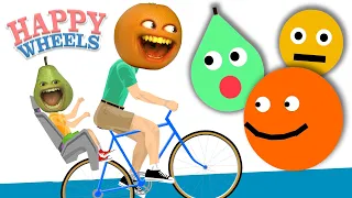 ANNOYING ORANGE HAPPY WHEELS LEVELS!! (Supercut)