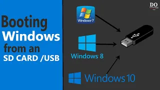 Install and Run Portable Windows 7/8/10 Off a Live USB Flash Drive || WinToUSB