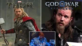 Marvel's Thor Actors vs God of War Ragnarok Voice Actors (Comparison)