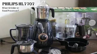 NEW PHILIPS MIXER GRINDER HL7707-  UNBOXING | Best mixer Grinder or food processor 2019 | Review