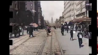 1906- San Francisco "Real Footage" (Before, During & After Fire)