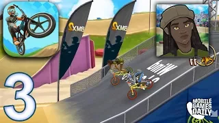 MAD SKILLS BMX 2 Gameplay Walkthrough Part 3 - STADIUM Tracks (iOS Android)