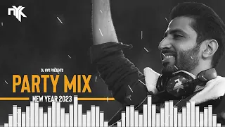 DJ NYK - New Year 2023 Party Mix | Yearmix | Non Stop Bollywood, Punjabi, English Remix Songs