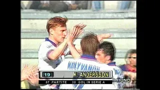 Sampdoria-Bologna 2-3 Serie A 97-98 27' Giornata