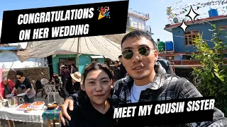 Meet my cousin sister || congratulations || Tibetan vlogger || bir || India ||