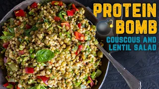 Vegan Lentil and Couscous Recipe 🤓 Vegan Protein BOMB Guaranteed to Fulfill 💣