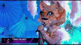 The #Kitty Performs #TrueColors on #TheMaskedSinger