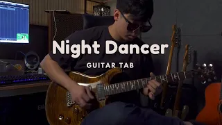 Night Dancer - HaeChan Park | Fusion Guitar Solo | Tab