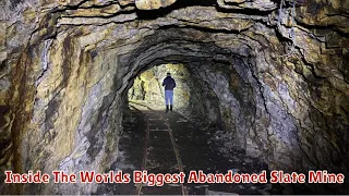 We Explore The Worlds Biggest Abandoned Slate Mine