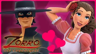 Zorro sauve son amour Carmen / Compilation St Valentin 2024 | ZORRO, Le héros masqué