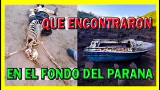 Que Encontraron en el FONDO del PARANA 😱 | ⚓ Bajante del Rio Parana Argentina