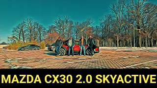 Mazda CX30 2.0 Sky(in)active cu 4 oameni și cauciucuri de vară - in februarie