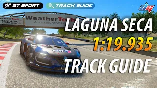 Gran Turismo Sport | Laguna Seca Daily Race Track Guide | R.S. 01 Gr.3