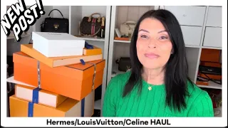 Louis Vuitton & Hermes & Celine Haul/lvlovermj
