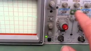 Tektronix 2235 first sign of life pt2