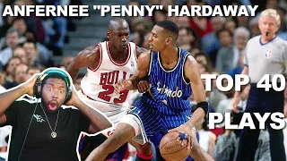 Penny Hardaway Top 40 BEST Plays On The Magic | REACTION