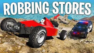 Escaping Cops with Custom Offroad F1 Car.. GTA 5 RP