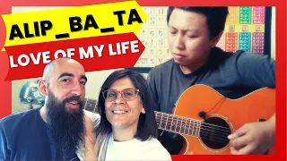 Alip_Ba_Ta - Love of My Life (guitar solo cover) (REACTION) with my wife