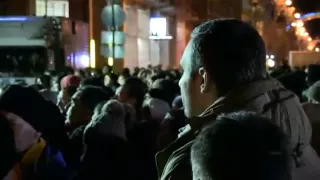 Кличко около 5 утра приехал на Майдан поддержать митингующих