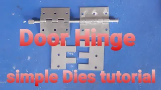 HOW TO MAKE DOOR HINGE//SIMPLE DIES TUTORIAL