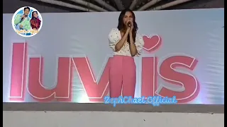 Zephanie perform "Can this be love" at Luv is Grand Fans Day at Memorial Circle Quezon City