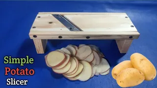 Simple How To Make Potato Slicer | Potato Cutter | DIY Fries Cutter | TM Makers 💥