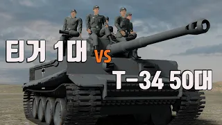 [실화]쿠르스크 전투, 티거 전차 1대로 소련군 T-34 전차 50대를 막은 독일 전차병 슈타우데거