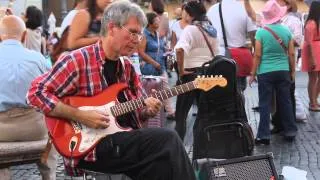 Street musician plays Stairway to Heaven (Piazza Navona, Rome) [1080p]