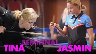 Jasmin Ouschan vs Tina Vogelman | Semifinal Women's Eurotour - 9 ball