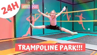 24H TRAMPOLINE PARK 😅 // KIARA PARIS 🌷