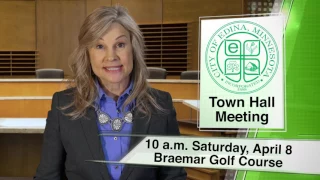 Agenda: Edina - City Council Town Hall - Late March 2017