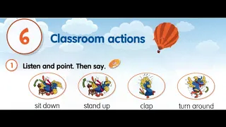 Fly High 1. Сторінка 26. Classroom actions