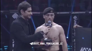 Bekzod aka blaaa ufc mmada Nizomiddin Isroilov jangdan keyin