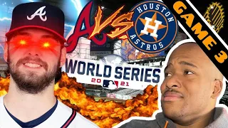 RED SOX FAN REACTS TO BRAVES VS ASTROS | GAME 3 | [ABSOLUTE DOMINATION]