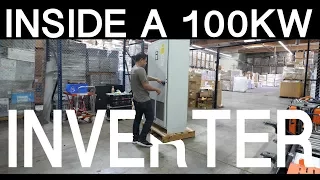 A LOOK INSIDE A 100KW 3 PHASE SOLAR GRID TIE INVERTER