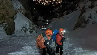 Skiers rescued after being stranded on Mount Olympus