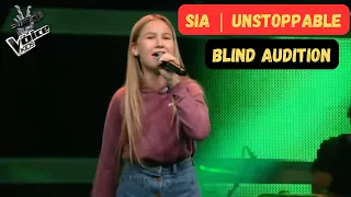 Sia - Unstoppable - Leonie - Blind Auditions - The Voice Kids 2019