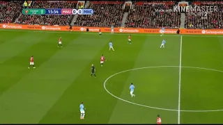 Bernardo Silva goal Manchester United vs Manchester City EFL Cup