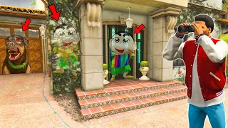 GTA 5: FRANKLIN TRYING TO FIND HIDDEN SHINCHAN & PINCHAN In HIDE & SEEK In GTA 5! (GTA 5 mods)