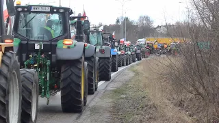 #MuremZaRolnikiem ❗STRAJK 20.02.2024❗ Mińsk Mazowiecki🔥Protest Rolników & Myśliwych🔥