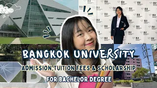 Bangkok University | Admissions| Tuition Fees and Scholarships
