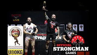 World's Strongest Man Under 80kg 2019 | Official Strongman Games