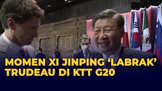 Momen Xi Jinping 'Labrak' PM Kanada Justin Trudeau di Sela-sela Rangkaian KTT G20