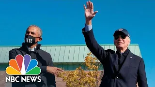 Biden And Obama Campaign In Michigan | NBC News