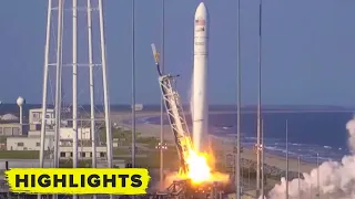 Northrop Grumman's Antares rocket launches to ISS!