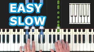 Transformers - Piano Tutorial Easy SLOW - How To Play (Synthesia)