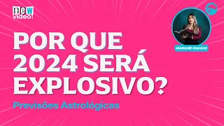 ASTRÓLOGA FALA SOBRE GRANDES MUDANÇAS EM 2024 - "Isso faz de 2024 um ano explosivo"