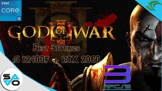 God Of War 3 RPCS3  Emulator Best Settings 60 FPS | i5 12400F + RTX 2060 -  Performance Test (2022)