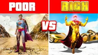 POOR Superman vs RICH Superman In GTA 5! (GTA 5 RP Mods)